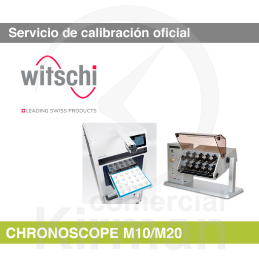 Imagen de Servicio de calibración para Witschi Chronoscope M10/M20