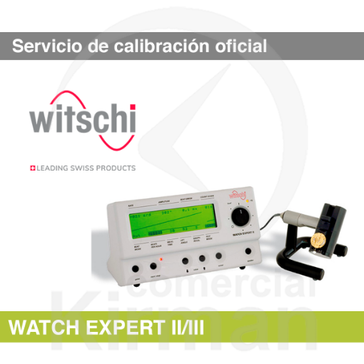 Imagen de Servicio de calibración para Witschi Watch Expert II y III