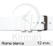 Imagen de Correa silicona Roma color blanca 12 mm