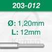 Imagen de Pack 6 brocas de acero (203)  Ø1.2mm y L:12mm