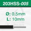 Imagen de Pack 2 Brocas de acero (203HSS) Ø 0.5mm y L1 10 mm