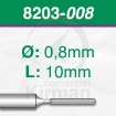 Imagen de Pack 2 Brocas diamantadas (8203) Ø:0.80 mm y L:10mm