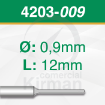 Imagen de Pack 2 Brocas 4 labios Carburo de tungsteno (4203) Ø:0.9mm y L:12mm