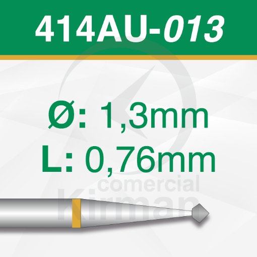 Imagen de Pack 2 fresas doble cono 90º de carburo (414AU) Ø:1.3mm