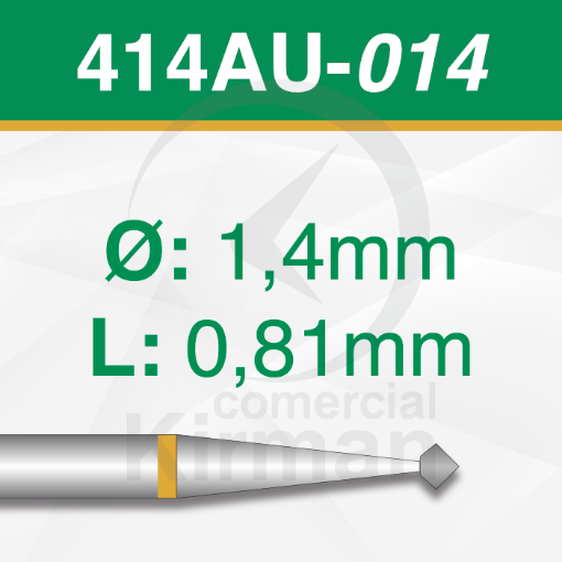 Imagen de Pack 2 fresas doble cono 90º de carburo (414AU) Ø:1.4mm