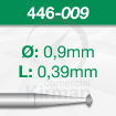 Imagen de Pack de 6 fresas de doble cono de 70º de acero (446) Ø:0.9mm