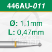 Imagen de Pack 2 fresas doble cono 70º de carburo (446AU) Ø:1.1mm