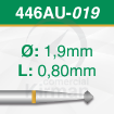 Imagen de Pack 2 fresas doble cono 70º de carburo (446AU) Ø:1.9mm