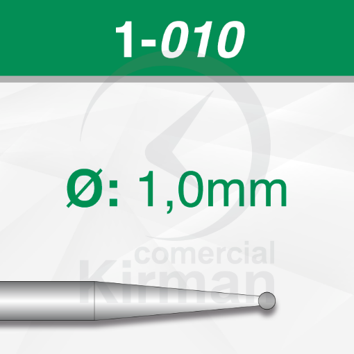 Imagen de Pack 6 fresas redondas de acero Busch (1) Ø:1.0mm