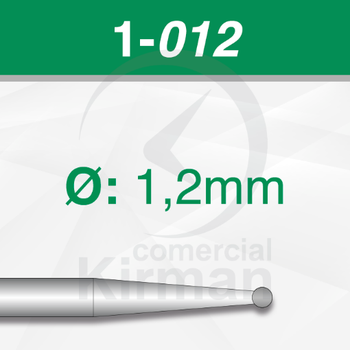 Imagen de Pack 6 fresas redondas de acero Busch (1) Ø:1.2mm