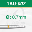 Imagen de Pack 6 fresas redondas de carburo (1AU) Ø:0.7mm