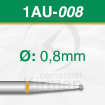 Imagen de Pack 6 fresas redondas de carburo (1AU) Ø:0.8mm