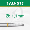 Imagen de Pack 6 fresas redondas de carburo (1AU) Ø:1.1mm
