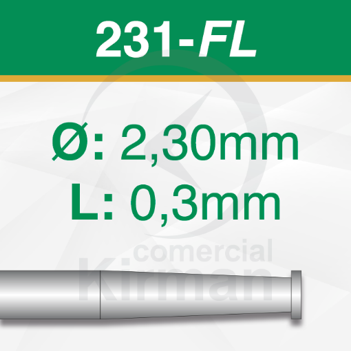 Imagen de Pack 2 sierras circulares de carburo de Tungsteno (231F) Ø 2.3mm y grosor 0.3mm