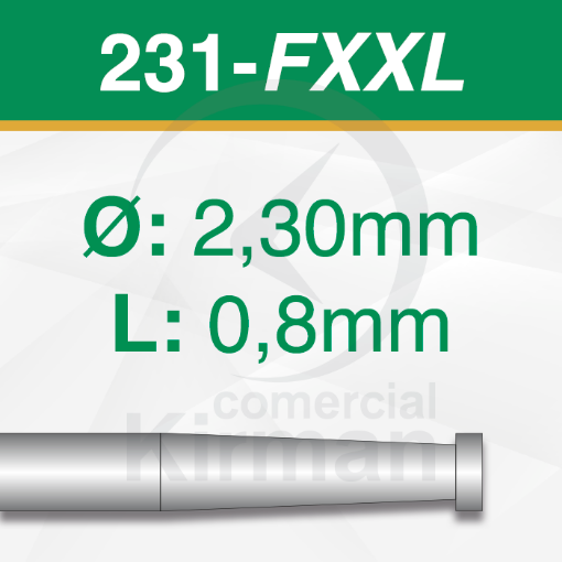Imagen de Pack 2 sierras circulares de carburo de Tungsteno (231F) Ø 2.3mm y grosor 0.8mm