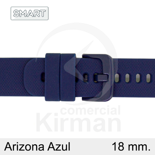 Imagen de Correa Smart silicona azul Arizona 18mm