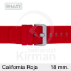 Imagen de Correa Smart silicona roja California 18 mm