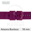 Imagen de Correa Smart silicona burdeos Arizona 18mm