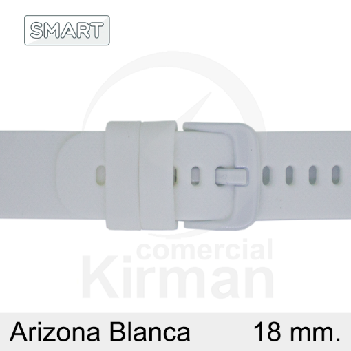 Imagen de Correa Smart silicona blanca Arizona 18mm