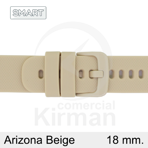Imagen de Correa Smart silicona beige Arizona 18mm