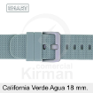 Imagen de Correa Smart silicona verde agua California  18 mm