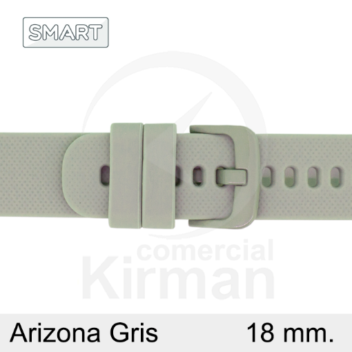 Imagen de Correa Smart silicona gris Arizona 18mm