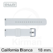 Imagen de Correa Smart silicona blanca California 18 mm