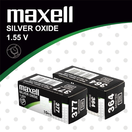 Pilas de oxido de plata Maxell