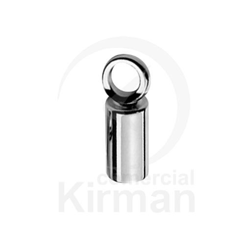 Imagen de Terminal liso con anilla 6 x 3.1 mm. (Ø) Plata 925