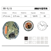 Imagen de Movimiento de pulsera Miyota 1L15