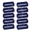 Imagen de 10 trabillas azules de PVC - 20 mm.