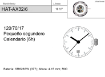 Imagen de Movimiento de Pulsera Hattori AX32 Con Calendario a 6H