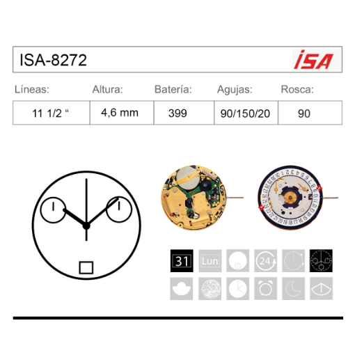 Imagen de Movimiento ISA-8272