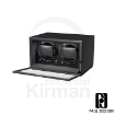 Watch Winder Paul Design Gentlemen 2D negro con dos rotores independientes para relojes automáticos