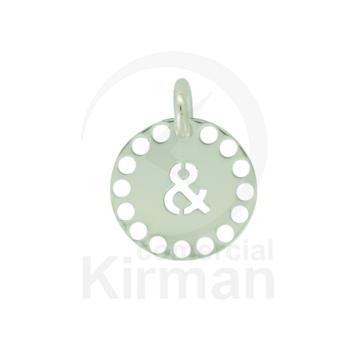 Imagen de Colgante troquelado letra & 14.0mm -  Plata 925
