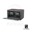 Watch Winder doble vertical Paul Design Gentlemen 2D acabado nogal para dos relojes automáticos.