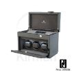 Imagen de Watch Winder Paul Design Gentlemen 3+5 Negro - Caja Rítmica para 3 Relojes y Joyero para 5