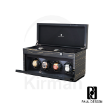 Caja rítmica Paul Design Gentlemen 4+6, cargador cuádruple y vitrina para 10 relojes en total.