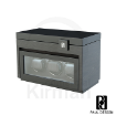 Caja rítmica Paul Design Gentlemen 3+5 negro, cargador para 3 relojes y vitrina para 5 adicionales.
