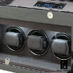 Imagen de Watch Winder Paul Design Gentlemen 3+5 Negro con Líneas - Caja Rítmica para 8 Relojes