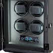 Imagen de Watch Winder Paul Design Gentlemen 4 Negro - Caja Rítmica Cuádruple para 4 Relojes