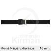 Imagen de Correa silicona negra Roma Extralarga 18 mm