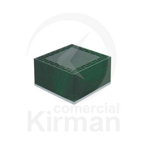 Imagen de Estuche Malaquita para sortija de 40 x 40 x 27 mm
