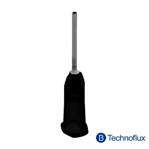 Imagen de Aguja negra Technoflux para la aplicación de soldadura en pasta de diámetro 1.20 mm