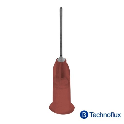 Imagen de Aguja rosa Technoflux para la aplicación de soldadura en pasta de diámetro 0.60 mm
