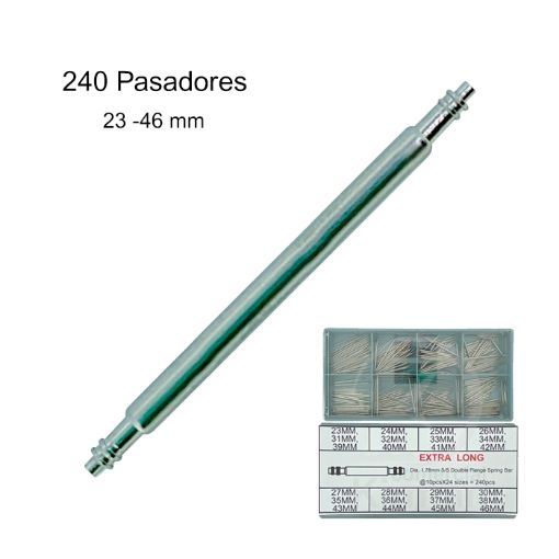 Imagen de Surtido de 240 pasadores SSS Ø1.78 MM