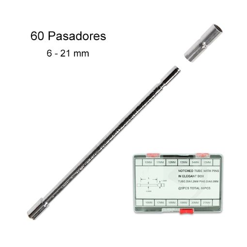 Imagen de Surtido de 60 pasadores con remache Ø 0.90 mm