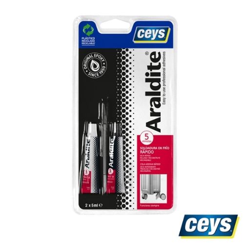 Adhesivo bicomponente Ceys Araldite rápido