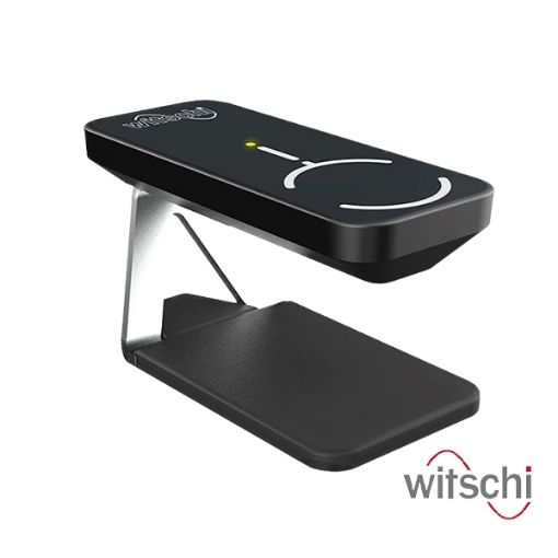 Cronocomparador Witschi QuartzSensor Pro para medición de precisión en relojes de cuarzo.