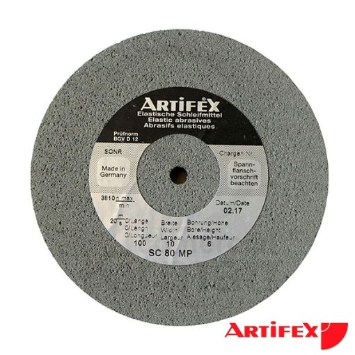 Imagen de Disco de carburo de silicio Artifex SC 80 MP grano grueso - dureza media Ø 100 mm.